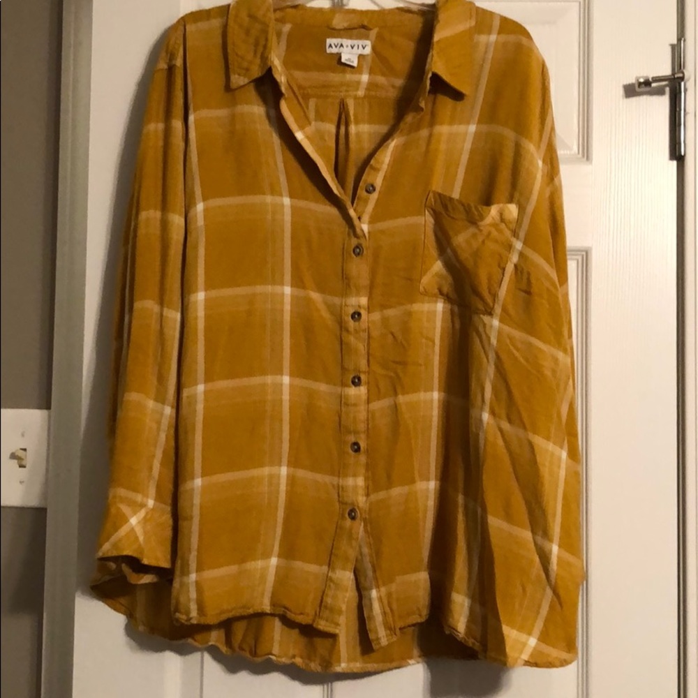 Plaid button up